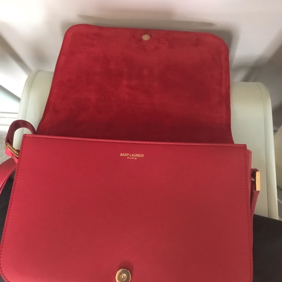 Gently used red YSL cross body bag. - Picture 4 of 4